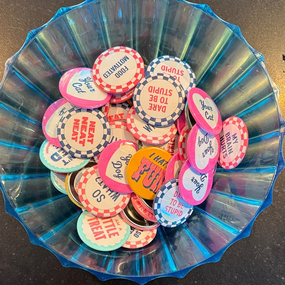 75+ bowl of colorful buttons